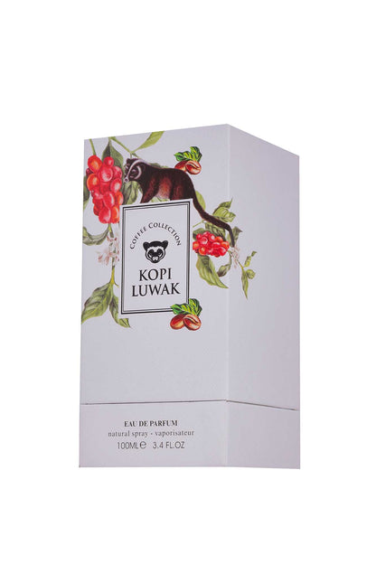 Fragrance World Kopi Luwak Eau de Parfum for Men, 3.4 fl oz